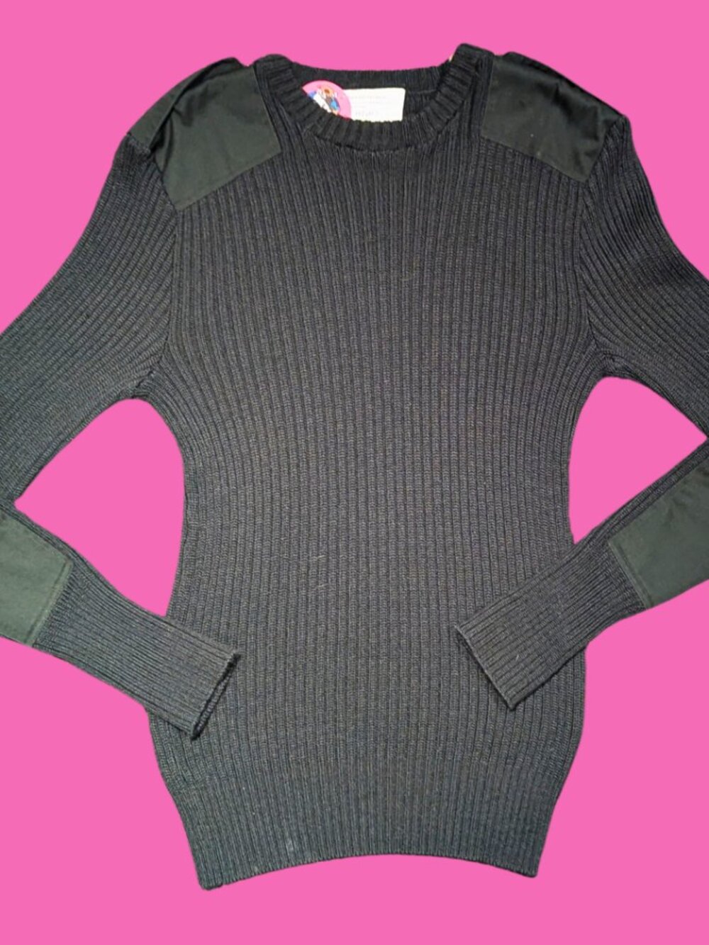 Vintage 1990's Green Wool Sweater Size M
